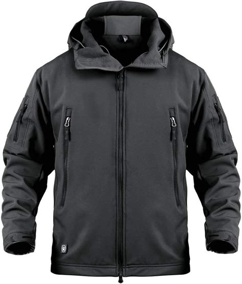 amazoncom antarctica mens outdoor waterproof soft shell hooded military tactical jacket clothing