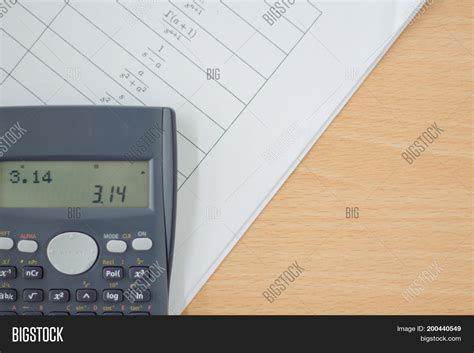 calculator sheet paper image photo  trial bigstock
