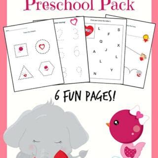 printable valentine activity pages  preschool