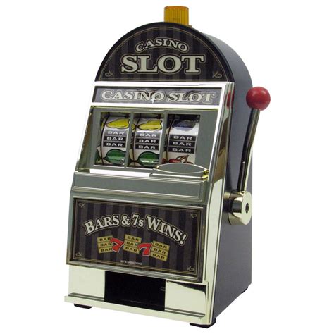 trademark games lucky  slot machine bank   sportsmans guide