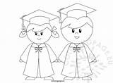 Graduation Coloring Preschool Kindergarten Clipart Pages Gown Clip Cliparts Drawing Cap Kids Drawings Template Printable Pre Library Colorir Desenhos Finalistas sketch template