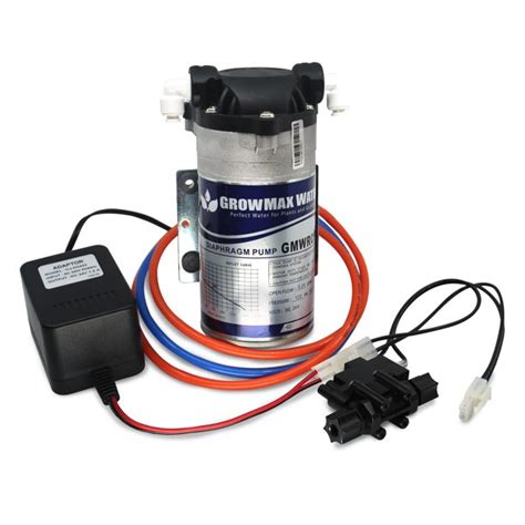 growmax water ro booster pump kit boosts outlet pressure  psi