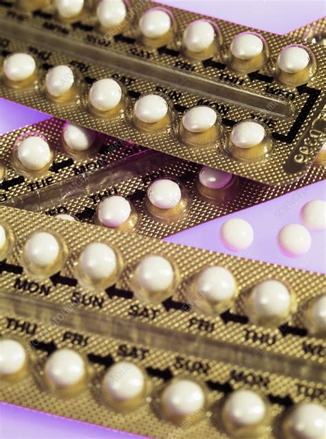 Contraceptive Pills Stock Image M860 0327 Science