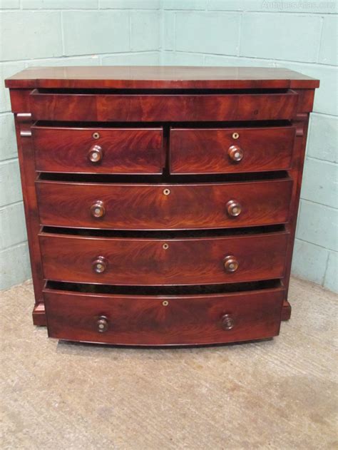 antique victorian mahogany scotch chest  drawers antiques atlas
