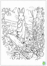 Coloring Dinokids Rabbit Peter Pages Close sketch template