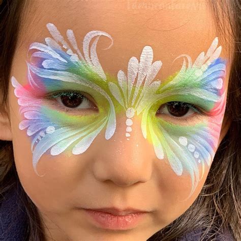 fairy face paint toddler chalk paint