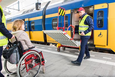 reizen met de trein voor mensen met beperking wordt makkelijker