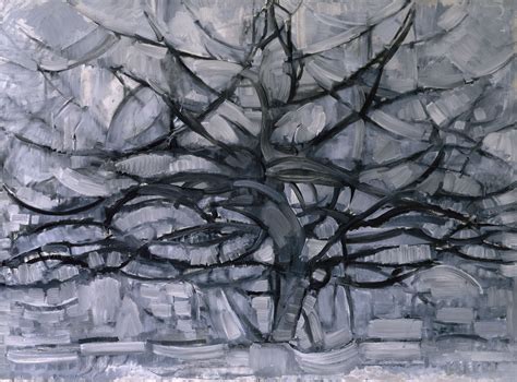 gray tree  piet mondrians early experiments  cubism