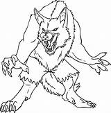 Coloring Werewolf Pages Goosebumps Kids Printable Drawing Outline Slappy Sheets Evil Tattoo Simple Wolf Halloween Monster Draw Color Print Horrorland sketch template
