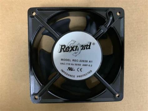 rexnord rec  vac hz aluminum frame cooling fan warranty mx ql ebay
