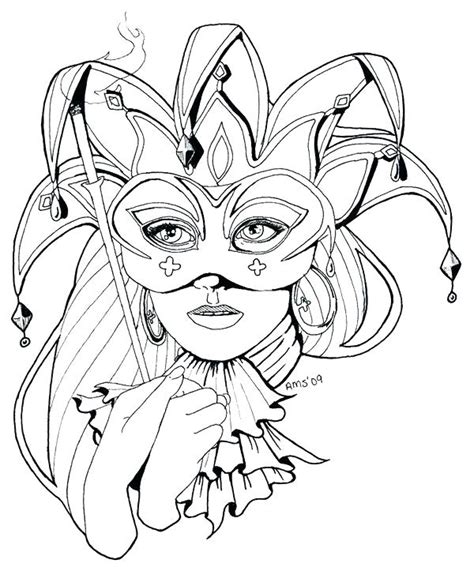 mask coloring page images