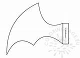 Bat Coloringpage sketch template