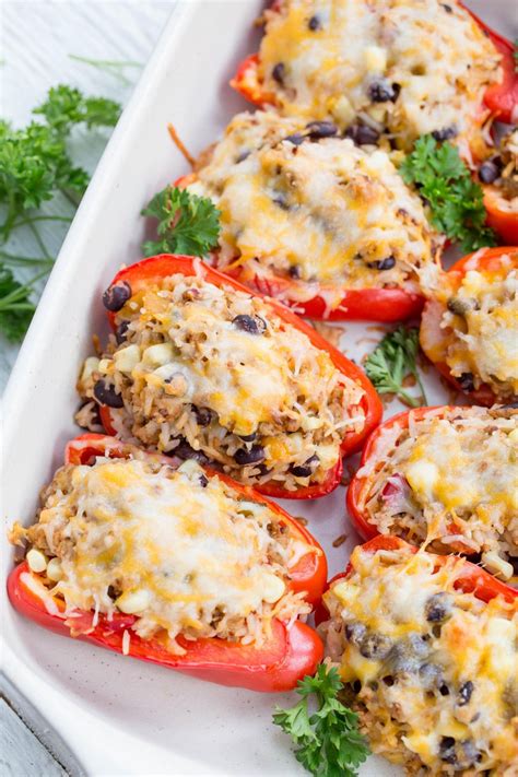 mexican stuffed bell peppers recipe momsdish
