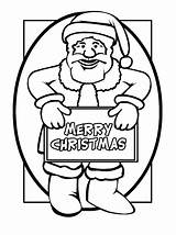 Christmas Santa Claus Kids Coloring Fun Pages Kerstman sketch template