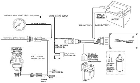 msd pro billet distributor wiring diagram easy wiring