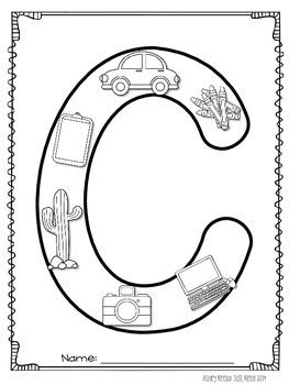 alphabet coloring pages   reed teachers pay teachers