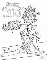 Coloring Fancy Pages Nancy Girl Disney Kids Printable Book Party Fun Birthday Choose Board Jr Junior Show Print Comments sketch template