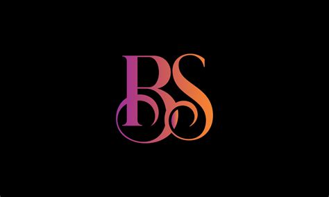 initial letter bs logo bs stock letter logo design  vector template  vector art