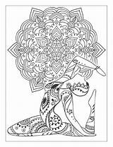 Coloring Yoga Pages Mandala Mandalas Meditation Adults Book Poses Books Issuu Adult Color Zentangle Chakra Print Patterns Colouring Kunst Arte sketch template