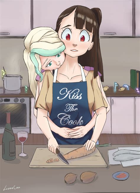 Kiss The Cook Little Witch Academy Yuri Anime Yuri Manga