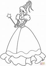 Feen Prinzessin Fata Ausmalbild Wizard Supercoloring Inspirierend sketch template