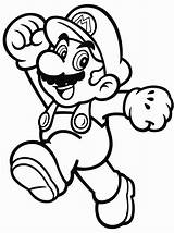 Coloring Pages Super Mario Nintendo Brothers Inspirations sketch template