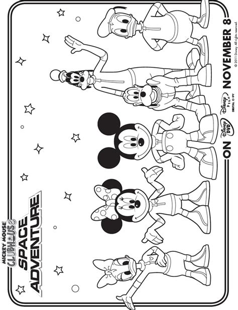 mickey mouse clubhouse pages coloring pages