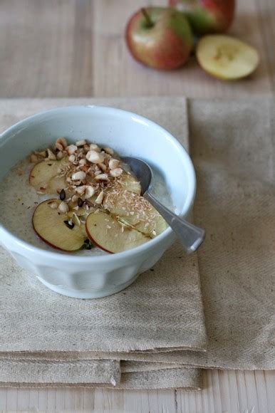 rijstpudding met kokosmelk appel amandelen