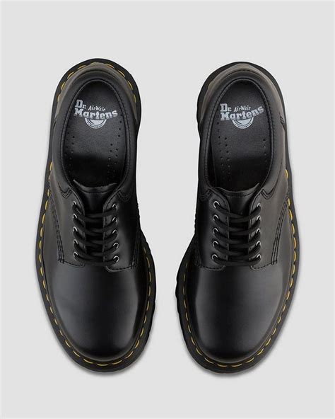dr martens  quad leather platform shoes shoes leather dress shoes men
