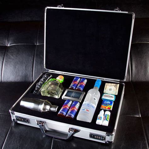 Business Inspired Alcohol Briefcases Party Kit 21st