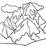 Montanha Desenho Tudodesenhos sketch template