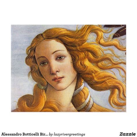 Alessandro Botticelli Birth Of The Goddess Venus Postcard