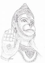 Hanuman Lord Sketch Hanumanji God Wallpaper Choose Board Painting sketch template