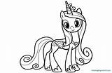 Pony Cadence Little Coloring Pages Princess Kids Getcolorings Print Getdrawings sketch template