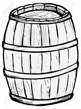 Barrel Wooden Old Coloring Drawing Pages Vector Barrels Illustration Keg Template Cliparts Getdrawings Simpsons Beer Stock Background St Depositphotos Western sketch template