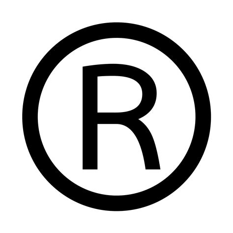 registered trademark vector art icons  graphics