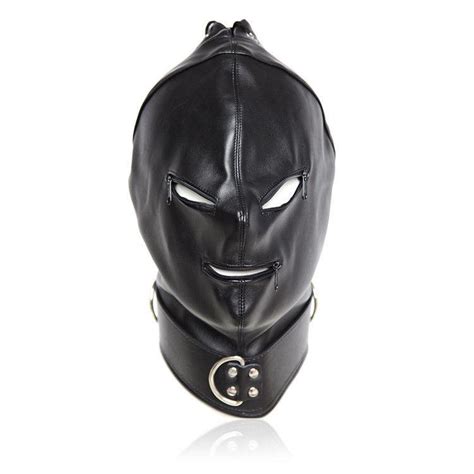 hot sty gimp full mask harness hood zipper bondage fetish roleplay costume party r172 online