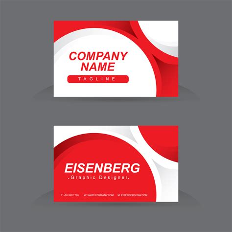 modern graphic design business card  vector art  vecteezy