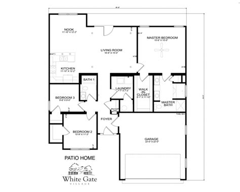 floorplans  patio home plans thehomelystuff intended  patio home floor plans
