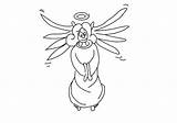 Angel Wings Coloring Pages Guardian Printable Getcolorings Getdrawings Color Angels Colorings sketch template