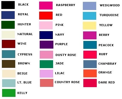 color chart color chart chart color