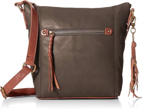 sak ashland leather crossbody slate handbags amazoncom