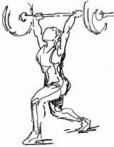 Drawing Weight Lifting Weightlifting Fitness Workout Female Bodybuilder Crossfit Sketch Gym Drawings Muscular Girl System Weightlifter Girls Olympic Sketches Para sketch template