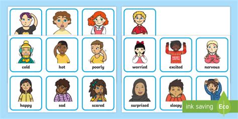 emotion cards primary teaching resources teacher