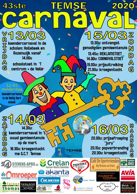 affiche  temse carnaval temse