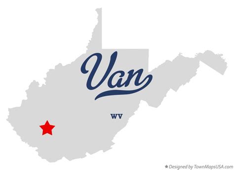 map  van wv west virginia
