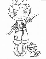Lalaloopsy Coloring Pages Boy Print Doll Printable Color Baby Rag Birthday Getcolorings Colouring Boys sketch template