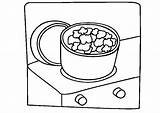 Popcorn Coloring Cooking Sheet Pages Printable Large Popular Edupics sketch template