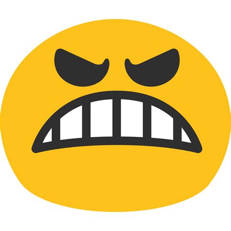 angry emoji transparent background  psd templates png vectors