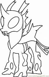 Coloring Thorax Mature Pages Pony Little Friendship Magic Coloringpages101 Online Printable Getdrawings sketch template